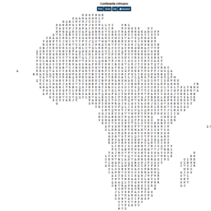 Caça Palavras Continente Africano