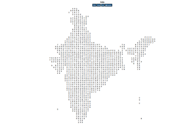 Caça Palavras Índia 🇮🇳
