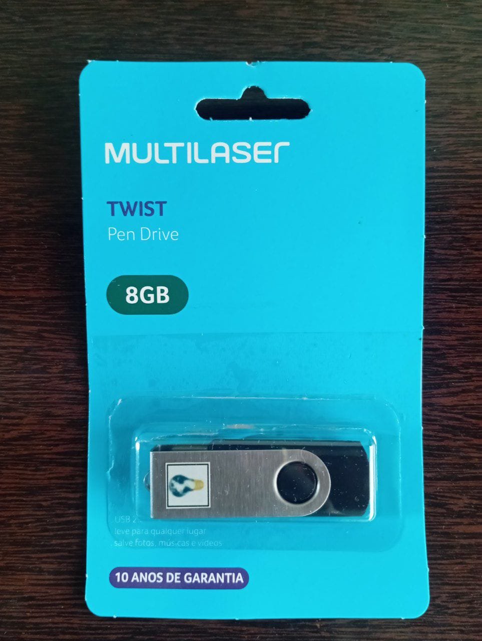 pen drive portal geographia 8gb embalagem