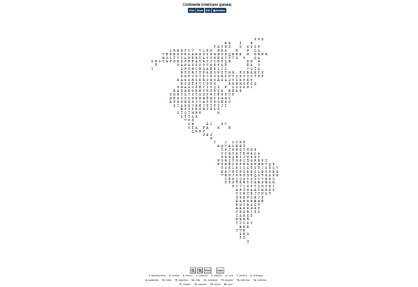 Pacote Caça Palavras Continentes (Nome dos Países) 📦 - Imagem 4