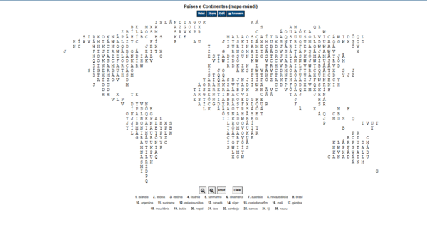 thumb caça palavras países e continentes mapa múndi