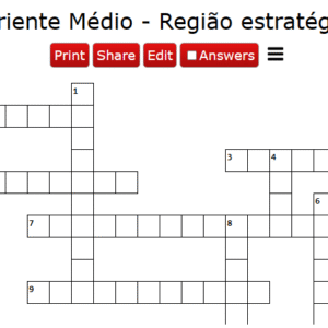 Cruzadinha Oriente Médio 🕍⛪🕋