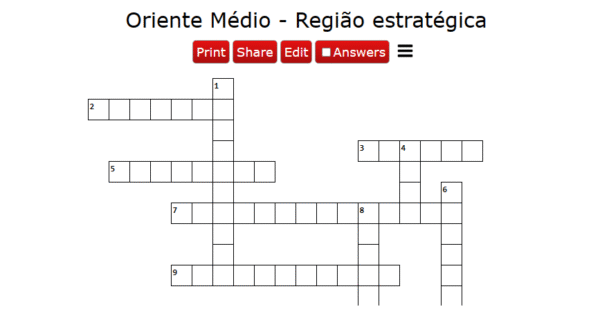 Cruzadinha Oriente Médio 🕍⛪🕋
