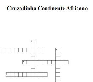 cruzadinha continente africano portal geographia produtos